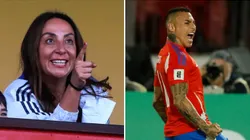 La vicepresidenta de la Universidad de Chile ilusiona con Eduardo Vargas