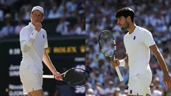 Se viene una nueva batalla entre Jannik Sinner y Carlos Alcaraz (Getty Images).