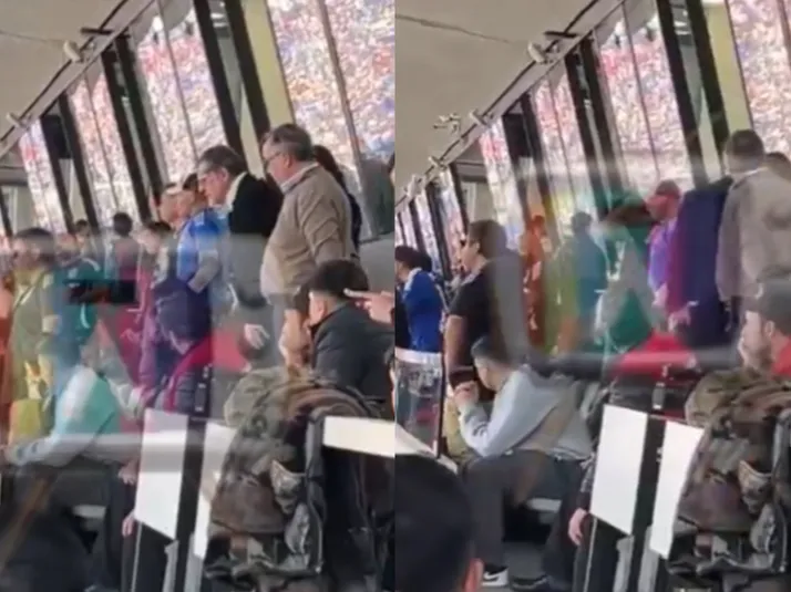 Arde Colo Colo: captan tenso cara a cara entre Zavala y Mosa