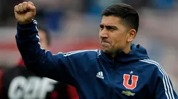 David Pizarro festejó el triunfo de Universidad de Chile en el Superclásico.