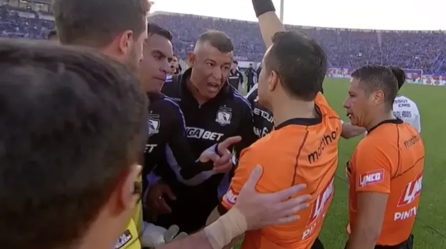 Todo Colo Colo alegó a Piero Maza por sus cobros arbitrales | FOTO: Captura