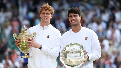 Jannik Sinner se coronó campeón en Wimbledon (Getty Images).