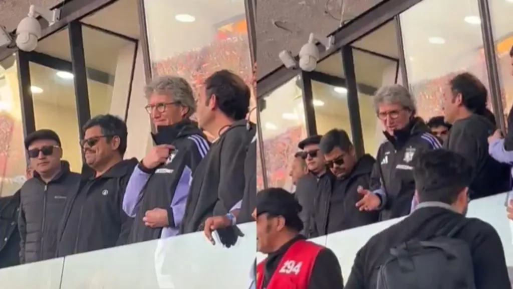 Daniel Morón se enfrascó en una discusión en el Superclásico entre Universidad de Chile y Colo Colo. (Captura).