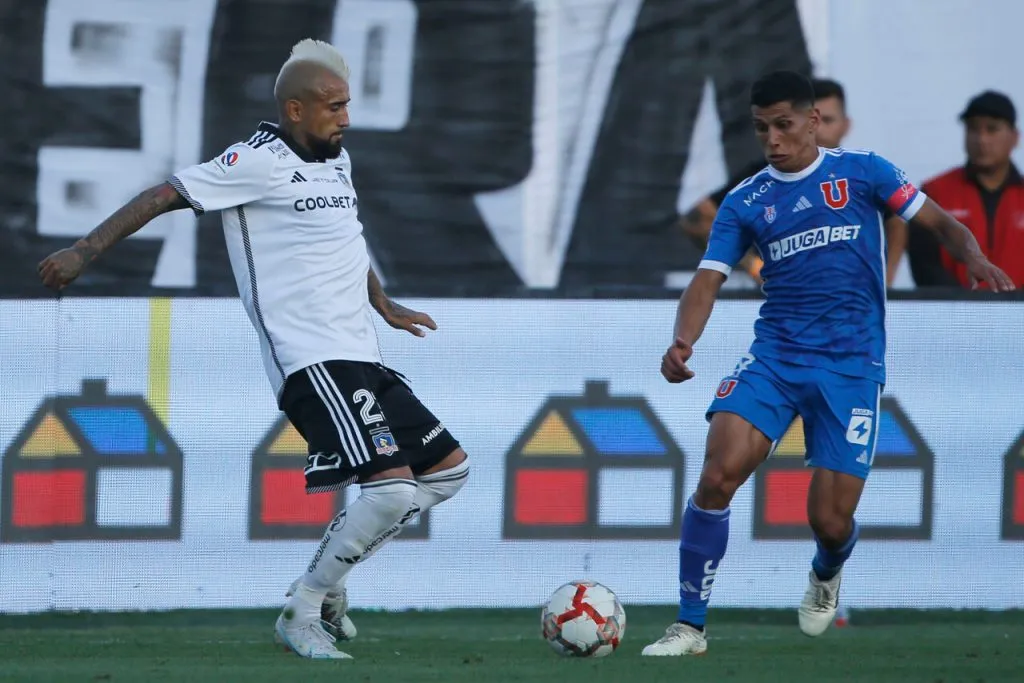 Desde su vuelta a Chile, Vidal no le ha ganado a la U | Foto: Photosport