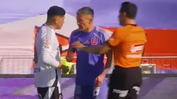 El momento exacto cuando Aránguiz encaró a Aquino.