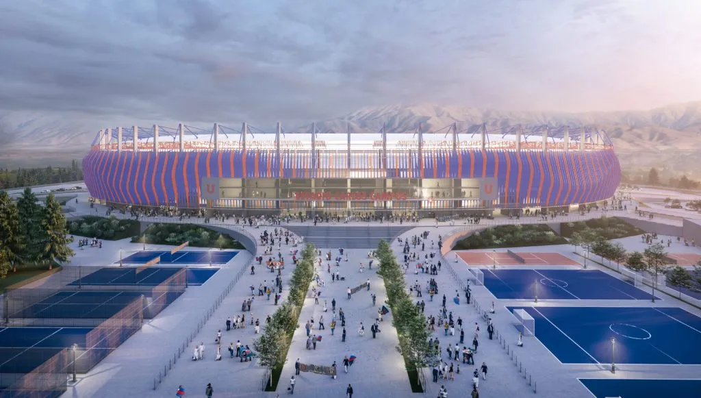 Esta es una de las tantas maquetas que han salido a la luz del proyecto estadio de Universidad de Chile | FOTO: Archivo