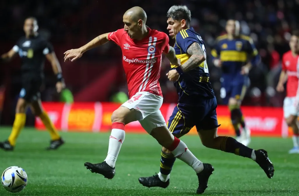 Carlos Palacios tuvo un criticado estreno por el Torneo de Clausura. (Foto: Marcos Brindicci/Getty Images)
