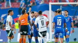 Marcelo Díaz fue expulsado en Universidad de Chile. (Foto: Photosport)