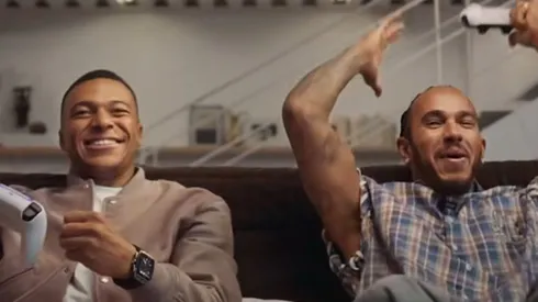 Kylian Mbappé y Lewis Hamilton son protagonistas del trailer del FC26. (Foto: Captura)