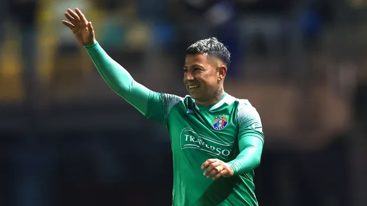 Leonardo Valencia fue figura en la llave de Audax Italiano ante Curicó Unido. (Foto: Photosport)