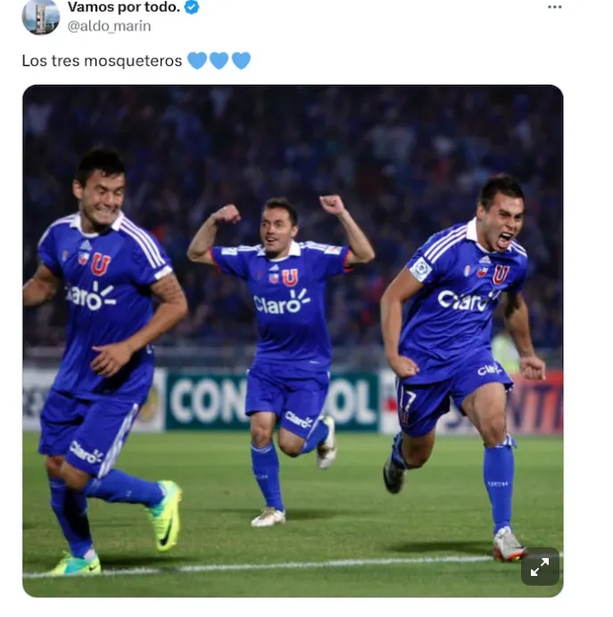 La publicación que enciende la ilusión de los hinchas azules | FOTO: Captura