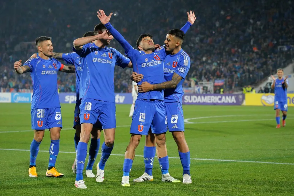 Javier Altamirano celebrando su gol ante Guaraní | FOTO: Javier Torres/Photosport