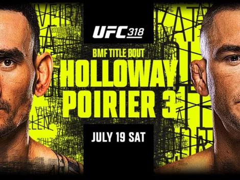 Max Holloway vs Dustin Poirie: Hora y dónde ver la pelea del UFC 318