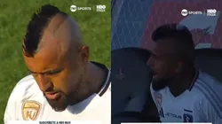 Vidal se fue molesto pero luego enmendó su error (Captura).