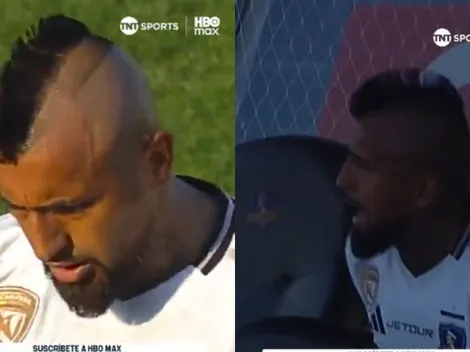 El momento de furia de Arturo Vidal tras ser reemplazado en Colo Colo