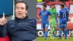 Cristián Caamaño además de ser crítico con el mediocampista, también lo fue con otro jugador de la U. (Foto: Deportes en Agricultura | Photosport)