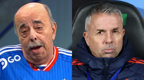 Tito Awad queda molesto por el empate de Universidad de Chile. (Foto: TNT Sports | Photosport)