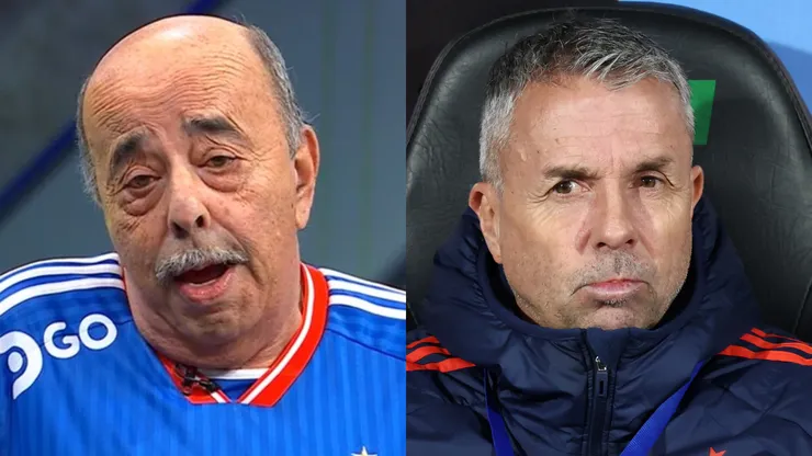 Tito Awad queda molesto por el empate de Universidad de Chile. (Foto: TNT Sports | Photosport)