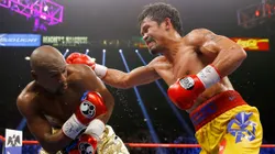 Pacquiao calienta una posible revancha con Mayweather (Photo by Al Bello/Getty Images)