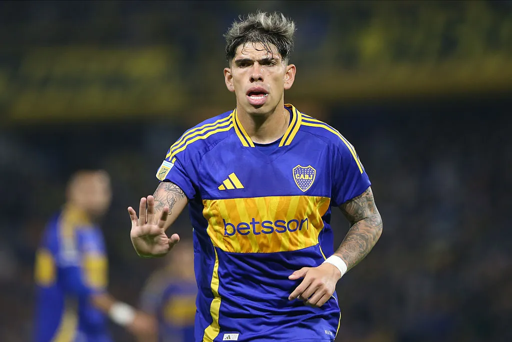 Carlos Palacios no lo pasa bien en Boca Juniors (Getty Images).