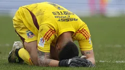 Brayan Cortés está con el agua hasta el cuello (Foto: Felipe Zanca/Photosport)