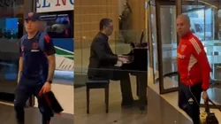 Así fue el arribo de Universidad de Chile a su hotel de concentración en Paraguay.