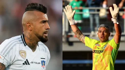 Vidal le dedicó estas palabras a Cortés en Colo Colo (Photosport).