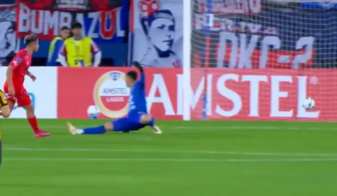 El formado en la U definió de gran manera ante la salida del portero Alldo Pérez| FOTO: Captura