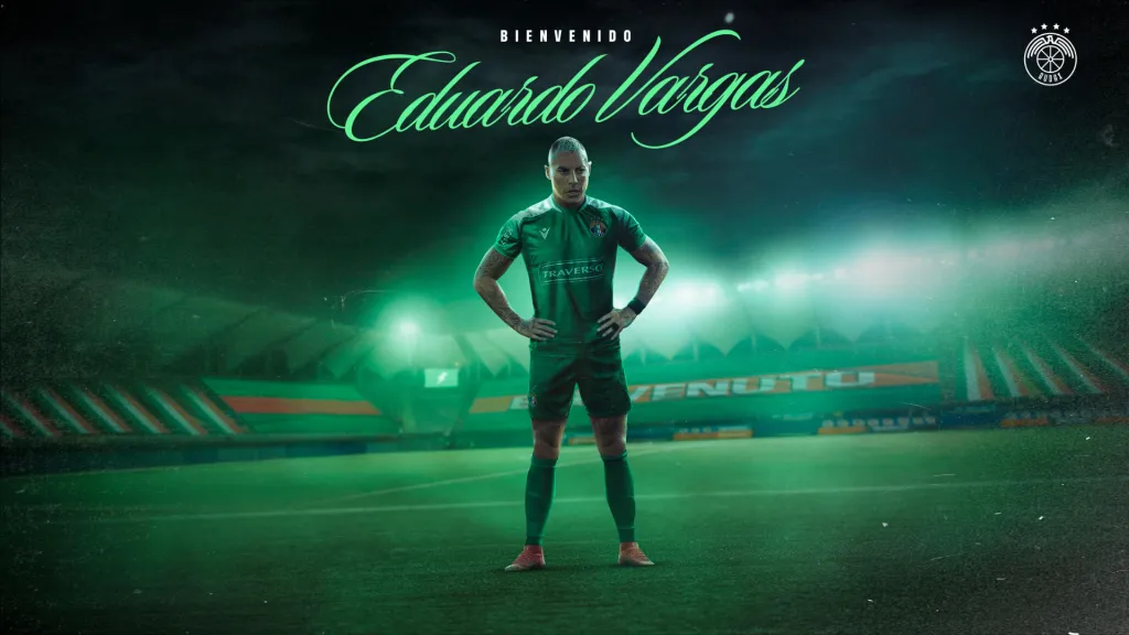 Eduardo Vargas es nuevo jugador de Audax Italiano.