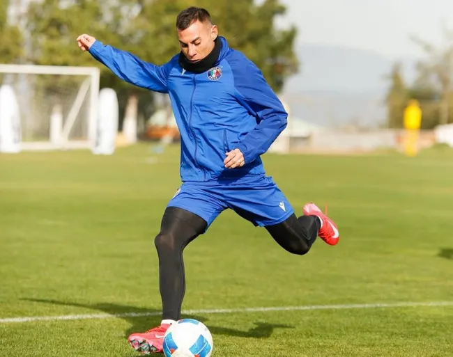 Vargas se prepara en Audax | Foto: Audax Italiano