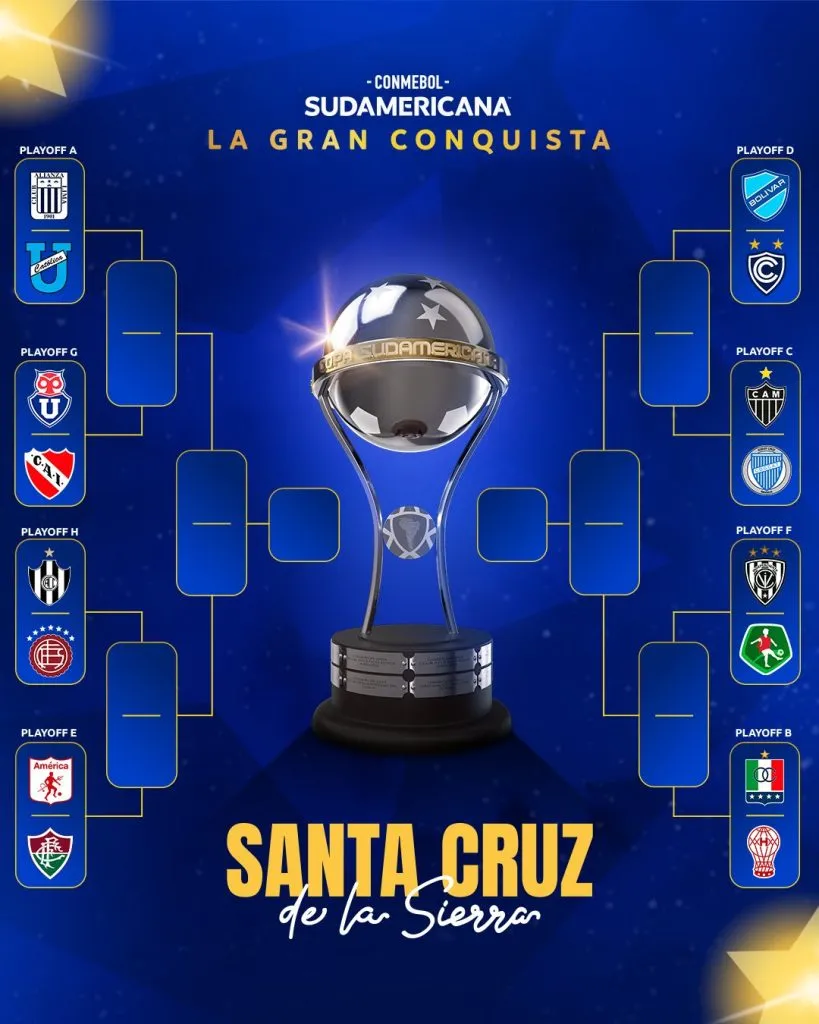 Llaves de octavos de final de la Copa Sudamericana 2025.