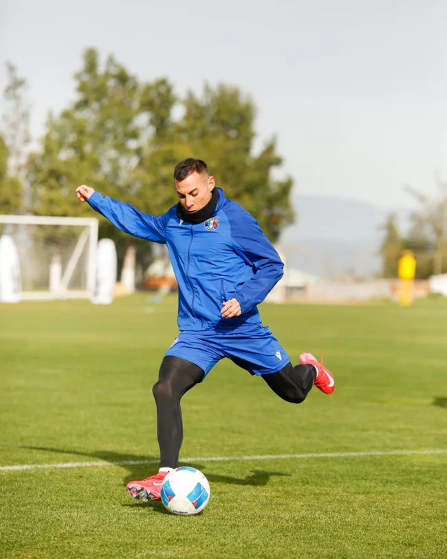 Eduardo Vargas ya se unión a los entrenamientos de Audax | FOTO: Prensa Audax Italiano