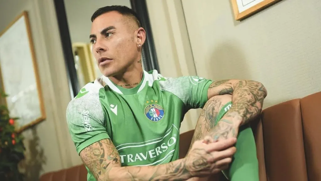 Eduardo Vargas llega con un pobre registro goleador en las últimas dos temporadas (Audax Italiano).