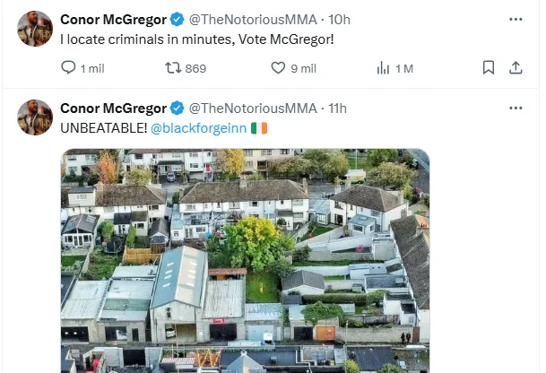 Así reaccionó Conor McGregor tras el incendio de su lujoso pub.