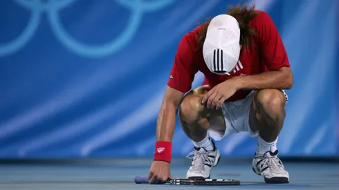 Nicolás Massú, doble medallista olímpico en Atenas 2004 (Getty Images).