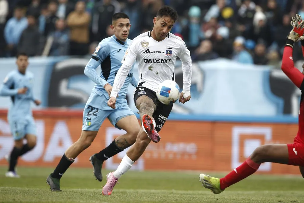Javier Correa anotó el gol para Colo Colo en el empate 1-1 contra O’Higgins. (Foto: Jorge Loyola/Photosport)
