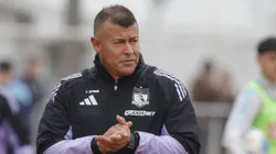 Jorge Almirón fue crítico con la cancha del estadio de San Fernando.