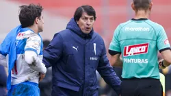 Daniel Garnero se mostró frustrado tras la derrota de la UC ante Coquimbo Unido.