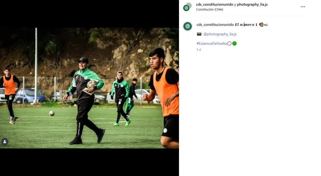 Nelson Tapia asume el desafío de dirigir en la Tercera División A. (Foto: Constitución Unido)