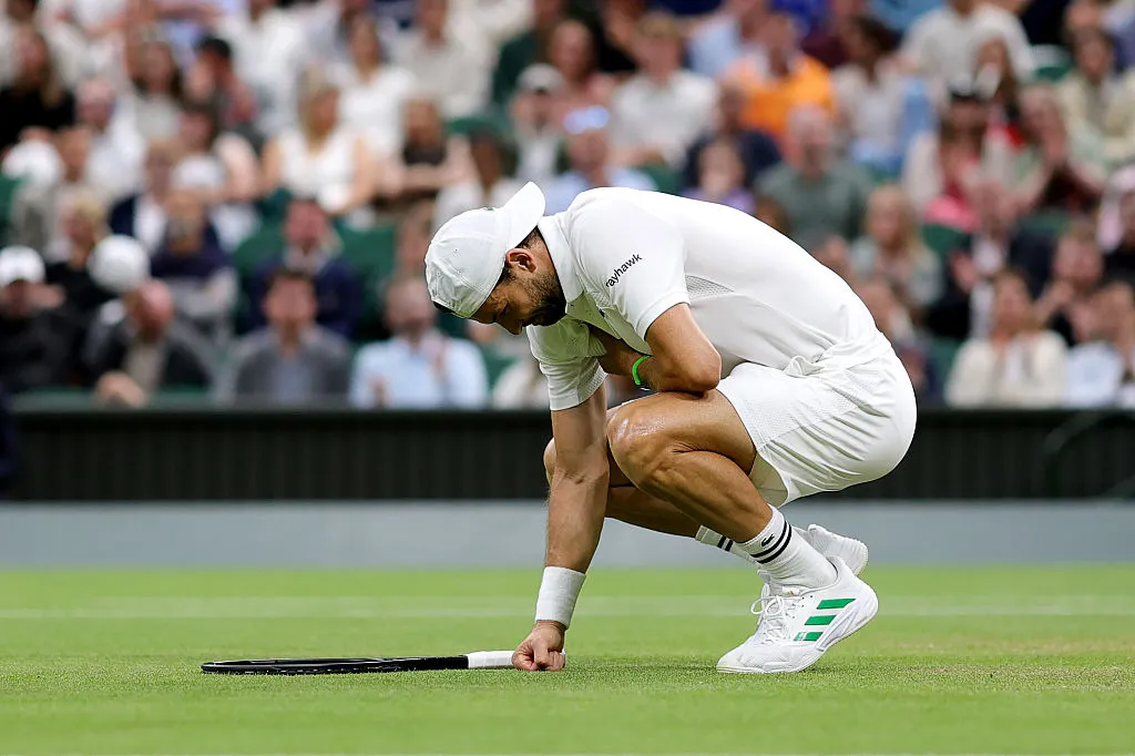 Dimitrov romperá una racha de 58 participaciones consecutivas en Grand Slam (Getty Images).