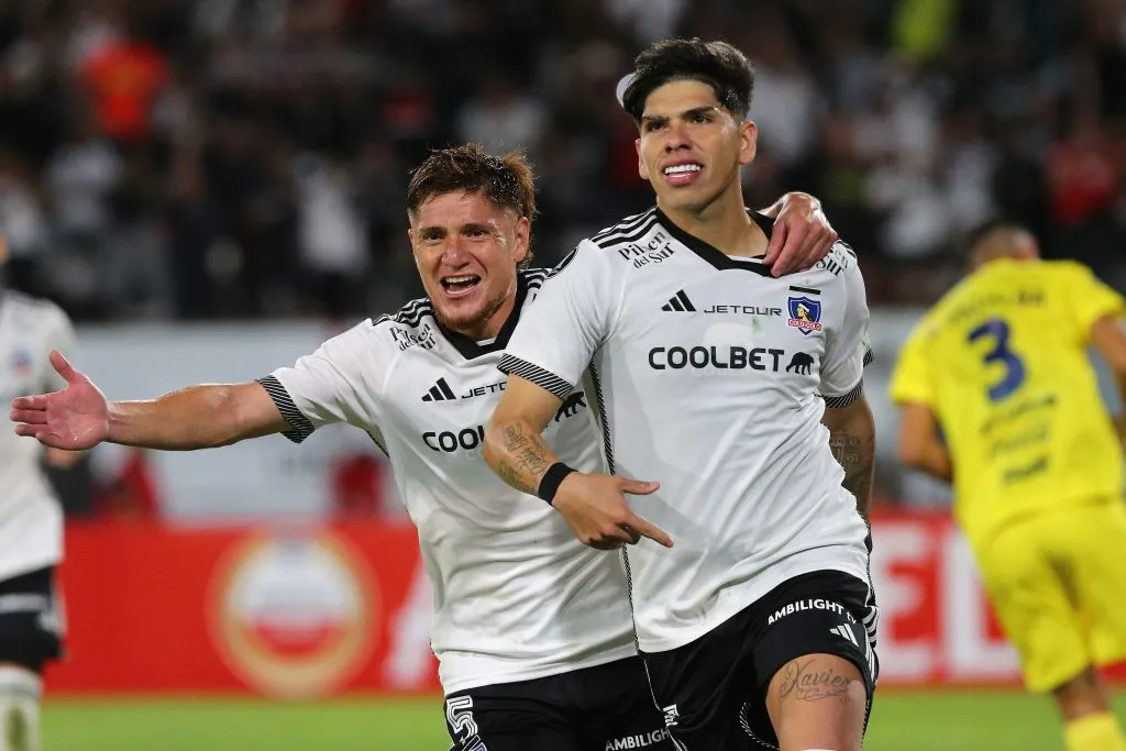 Leonarod Gil y Carlos Palacios brillaron en Colo Colo en la temporada 2024. (Foto: Javier Salvo/Photosport)