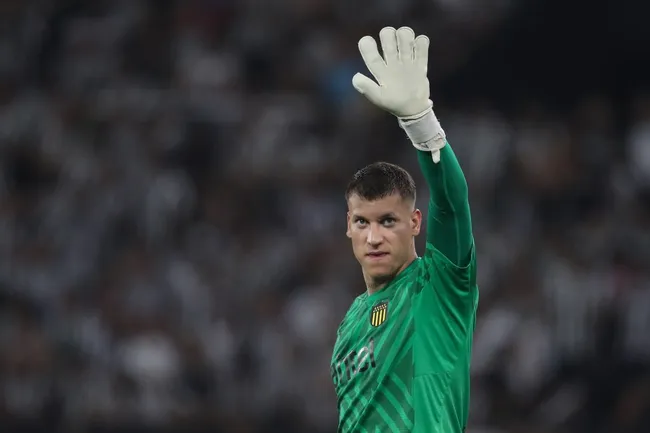 Washington Aguerre se fue de Peñarol a fines de 2024. (Foto: Wagner Meier/Getty Images)