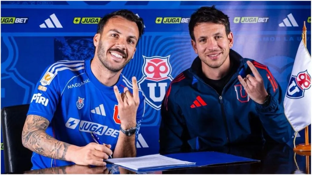 Rodríguez fue presentado en la U | Foto: U. de Chile