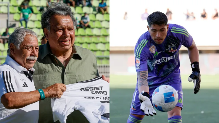 Elías Figueroa aconseja a Brayan Cortés (Photosport).