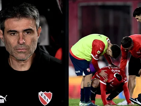 ¿Llegará al duelo contra la U? Esto dijeron en Independiente sobre la lesión de Loyola