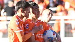 Aldrix Jara marcó el primer triplete de su carrera ante Cobreloa. (Foto: Photosport)