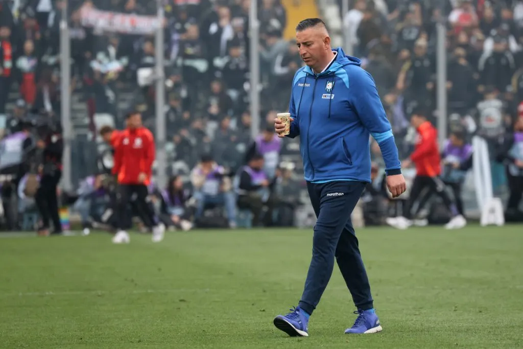 García y su elogio a Colo Colo | Foto: Photosport