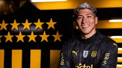 Brayan Cortés fue presentado como gran refuerzo de Peñarol. (Foto: @oficialcap)