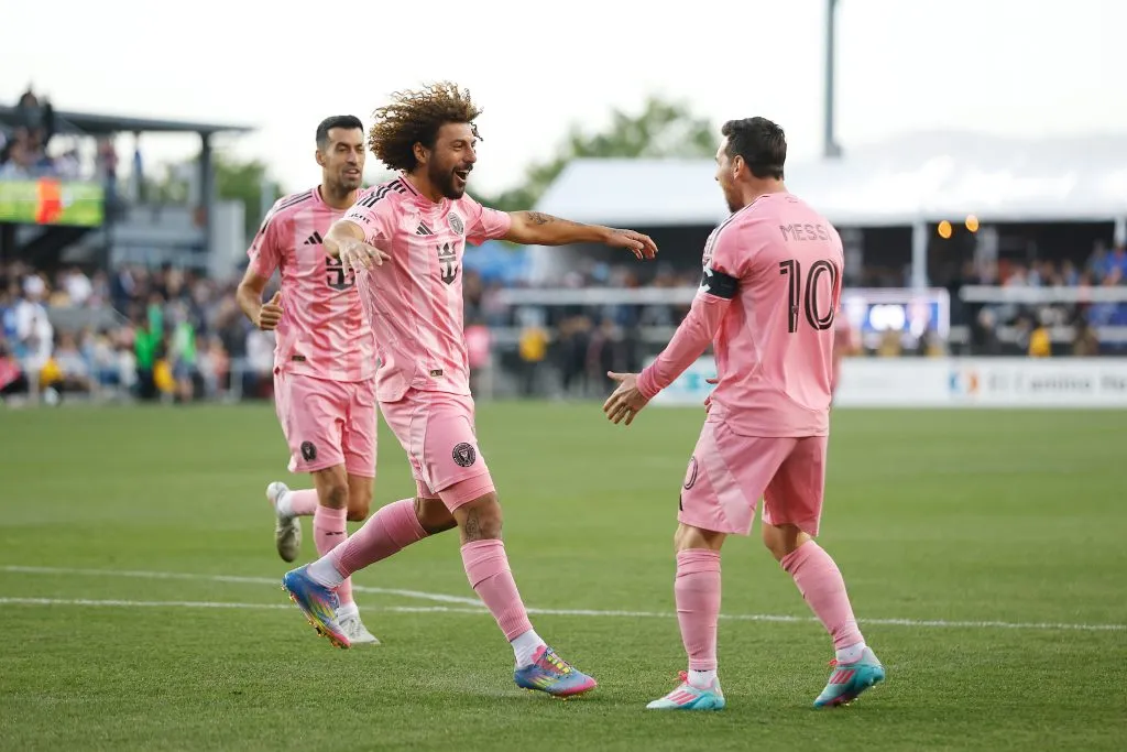 Maximiliano Falcón es compañero de Lionel Messi, Sergio Busquets, Luis Suárez, Jordi Alba y Rodrigo De Paul en el Inter Miami. (Foto: Lachlan Cunningham/Getty Images)