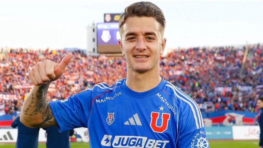 Franco Calderón festejó el nacimiento de su primer hijo: Bastián. Alegría total en Universidad de Chile.